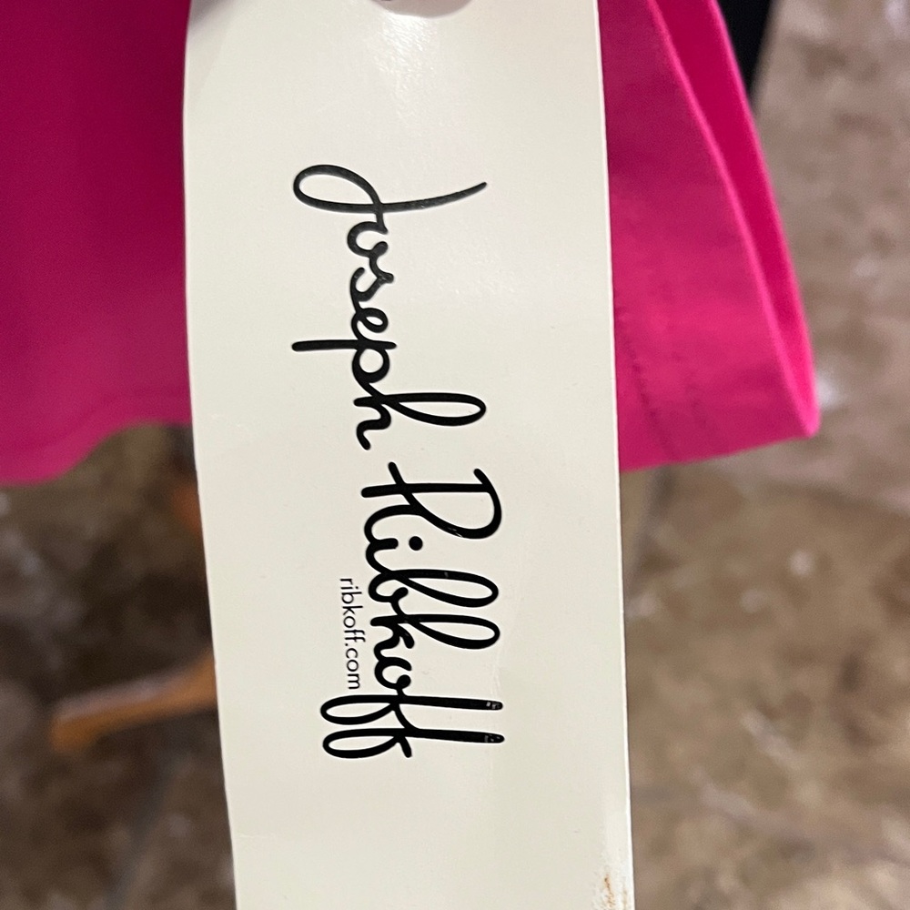 Joseph Ribkoff Vibrant Pink Draped Top